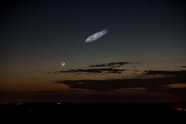 insolite andromede ciel galaxie