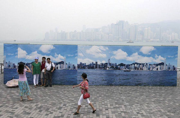 insolite beau hong illusion kong photo toile