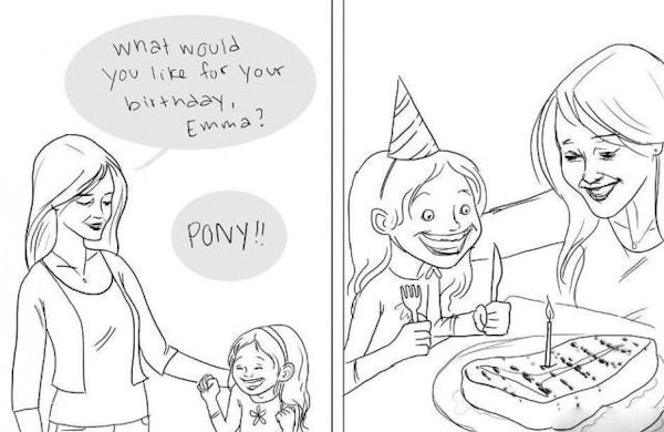 insolite anniversaire blague poney