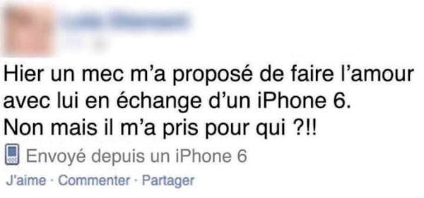 insolite facebook iphone