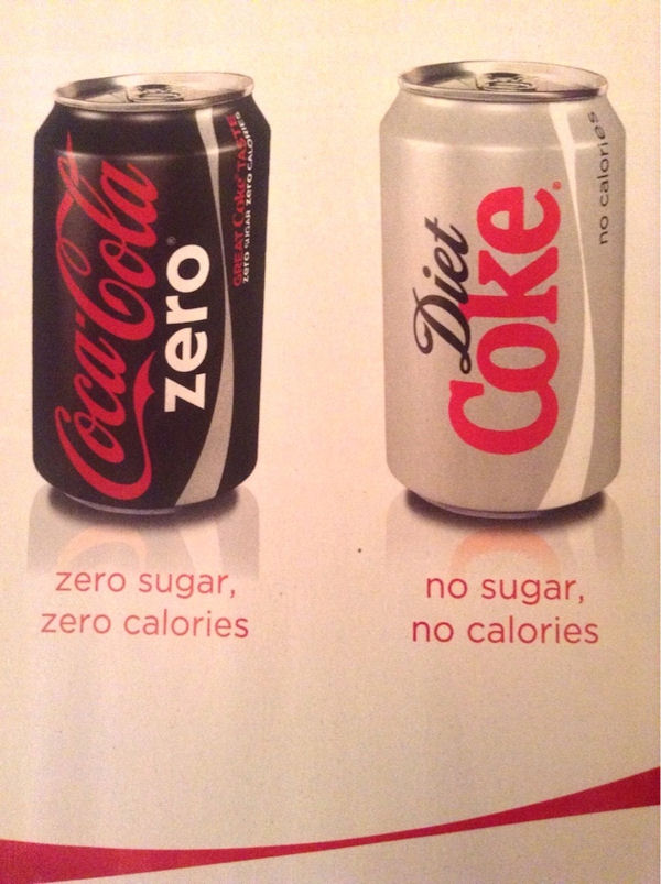 insolite calorie coca-cola light sucre zero