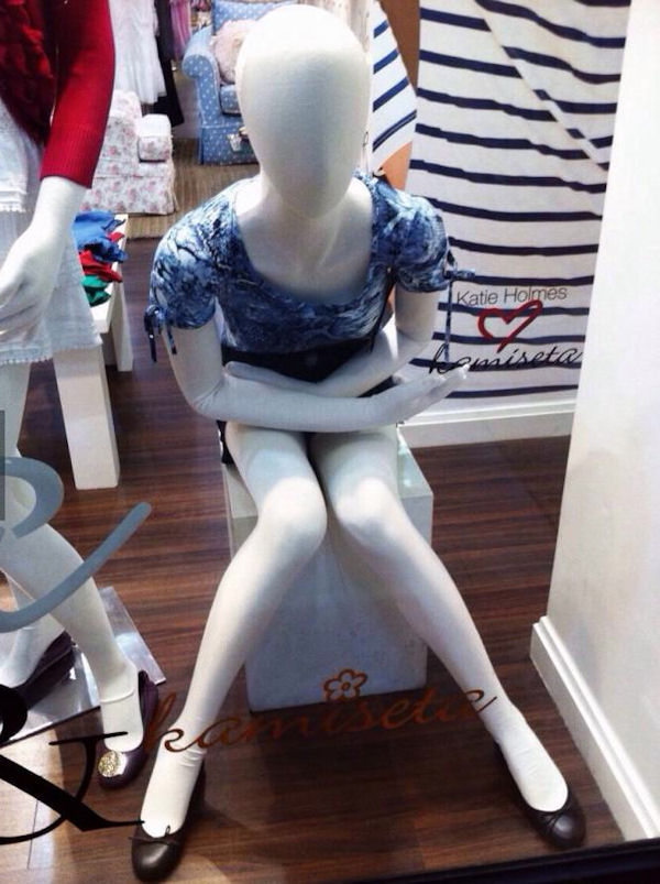 insolite mannequin toilettes