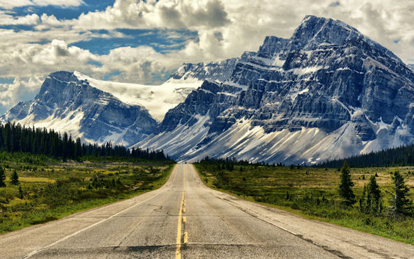 insolite montagne route