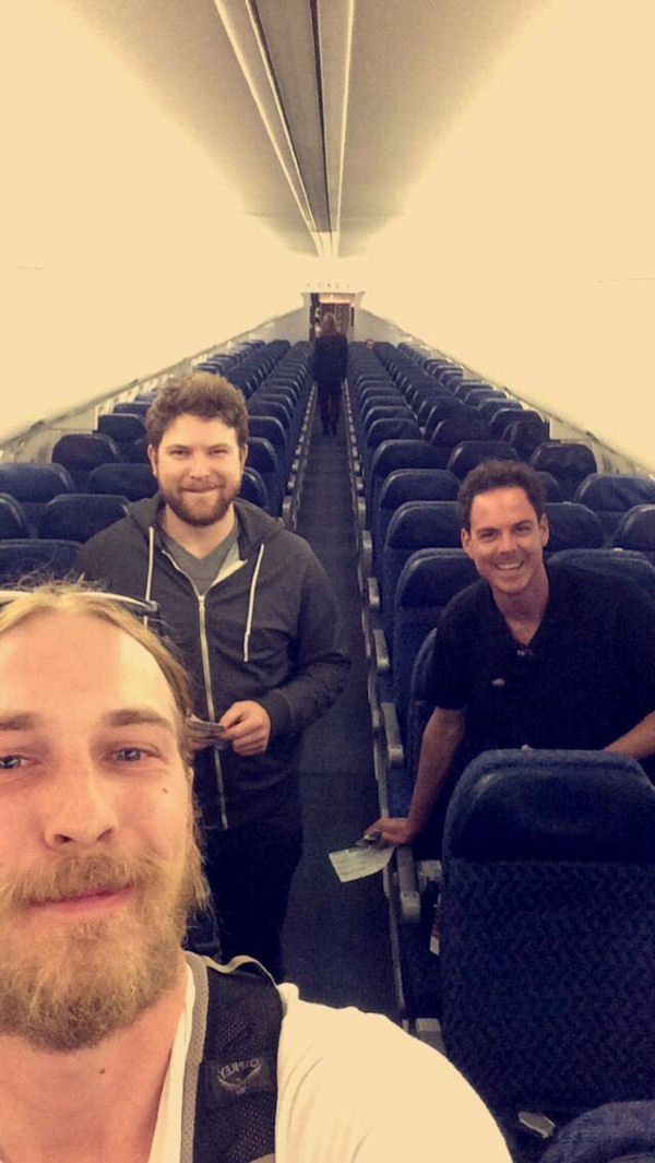 insolite avion vol voyageur