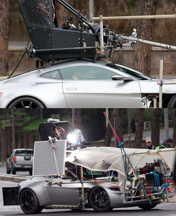 insolite bond film james scene voiture