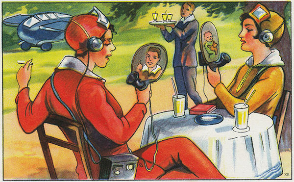 insolite 1930 futur telephone