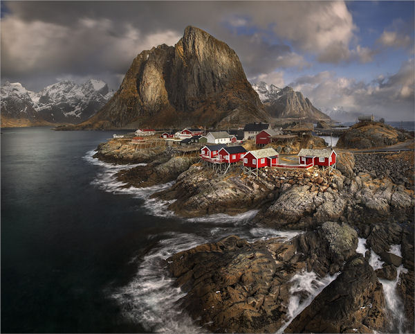 insolite norvege pecheur village
