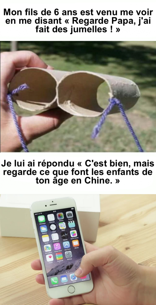 insolite age chine enfant iphone jumelles