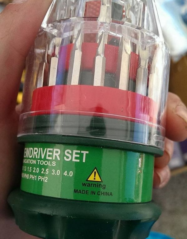 insolite attention chine embout fabrication vissage