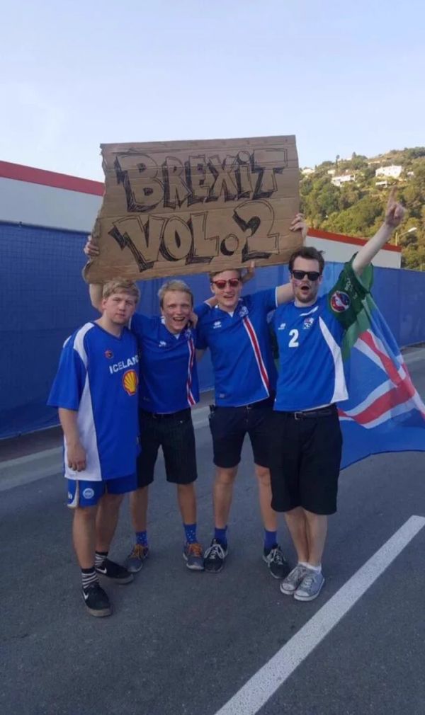 insolite 2016 angleterre brexit euro football irlande supporter