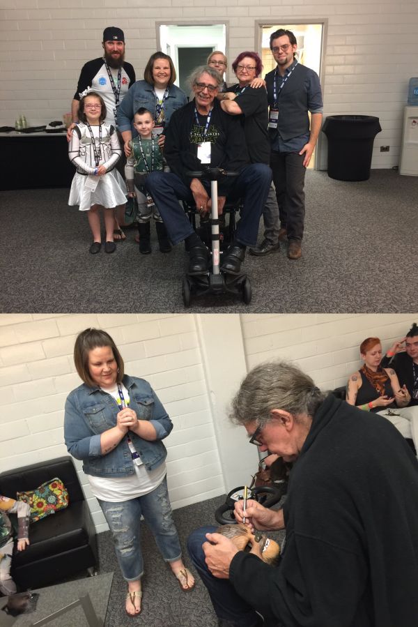 insolite acteur chewbacca femme masque