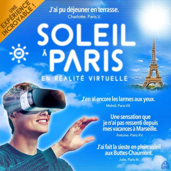 insolite experience masque paris realite soleil virtuelle