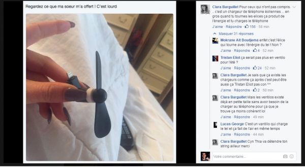 insolite chargeur eolienne usb ventilateur