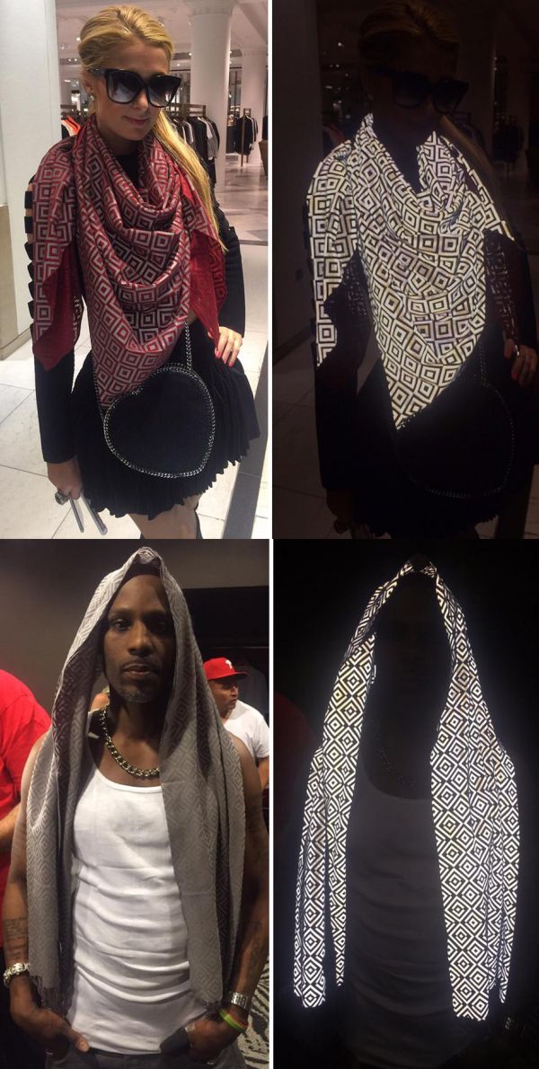 insolite anti echarpe foulard paparazzi