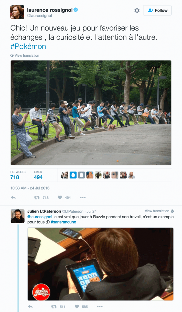 insolite critique go laurence ministre pokemon rossignol