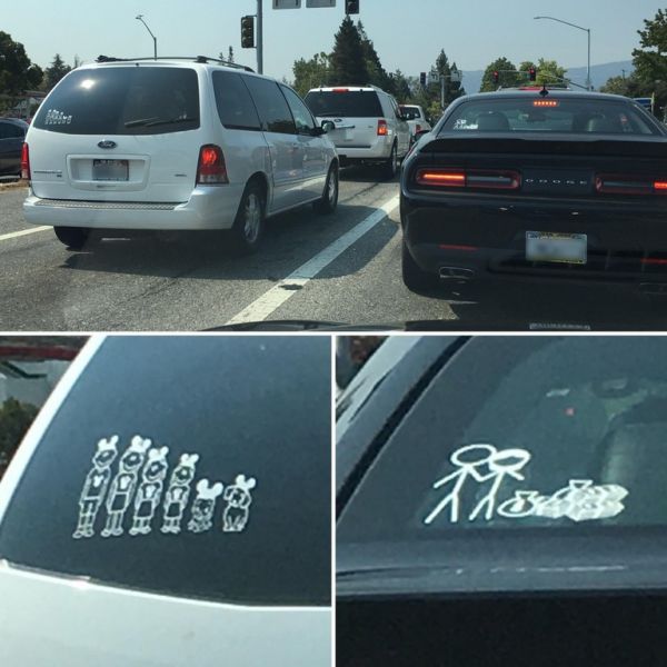 insolite argent arriere choix dessin enfant lunette vie voiture