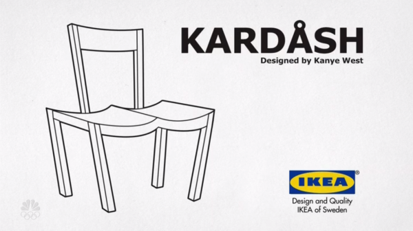 insolite chaise ikea kardashian