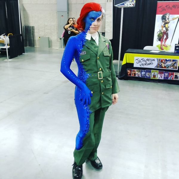 insolite cosplay mystique x-men