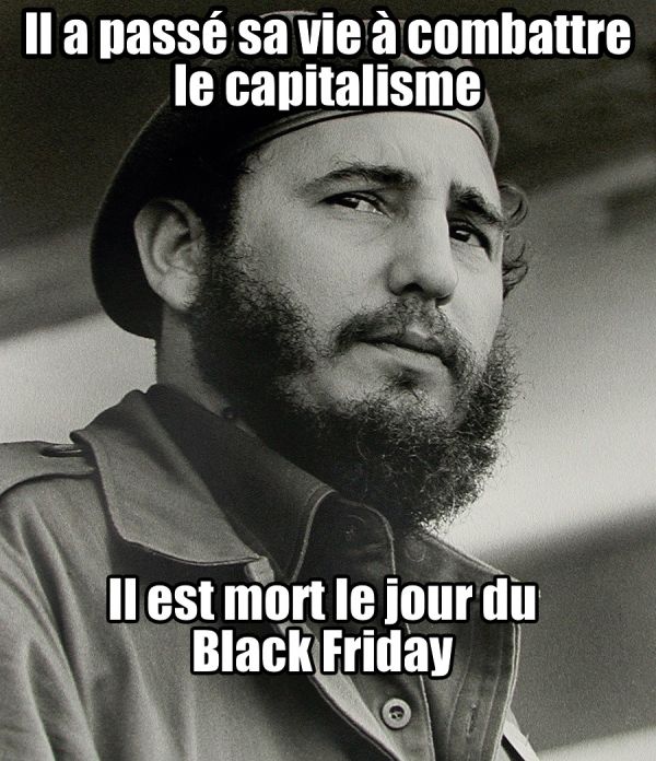 insolite black capitalisme castro fidel friday