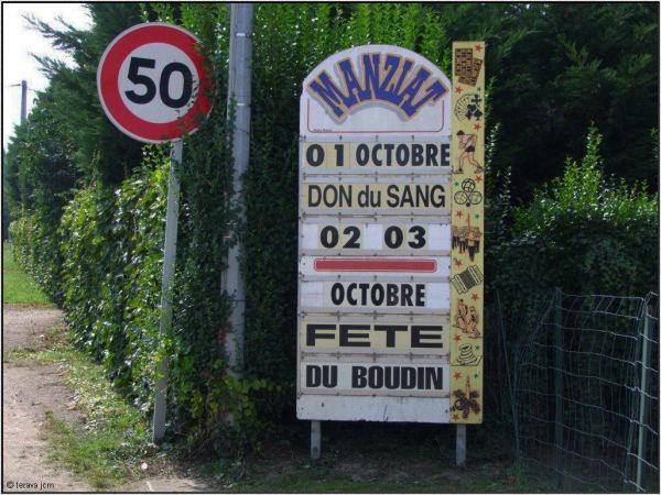insolite boudin don fete sang