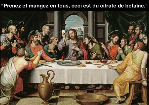 insolite betaine cent citrate peinture repas