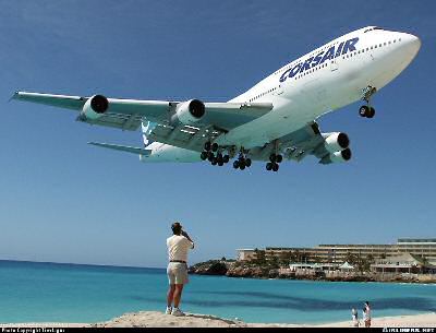 powerpoint pps photos avions atterit au dessus de la plage vacances st martin caraibes