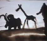 histoire dessin animal Peinture sur sable