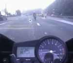 circulation vitesse Pointe de vitesse en moto