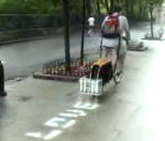 new-york velo peinture I Love New-York (Bikes Against Bush)