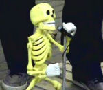 squelette artiste Marionnette Squelette