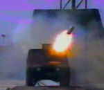 explosion Hummer lance missile