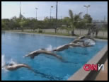 piscine nageur Dopé au Crocodile