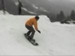 snowboard brent Surf la tête en bas