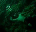 plongeur bulle Bulles d'air dans l'eau