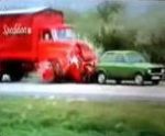 crash collision Camion vs Voitures