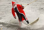 surf Le Père Noël en vacances