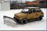 neige voiture Voiture chasse-neige