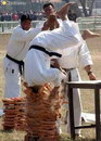 sport karate Aïe la tête