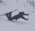 neige saut Ski Gag