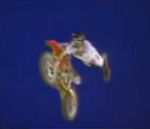 chute moto Superman à Moto raté
