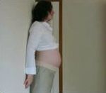 femme enceinte 9 mois de gestation en 20 secondes