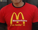 t-shirt La masturbation, j'adore ça