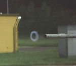 missile Tir d'un obus au ralenti