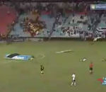 football terrain match Coup de vent pendant un match de foot