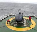 greenpeace bateau Accident d'Hélicoptère au décollage