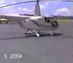 crash decollage pale Hélicoptère vs Hangar