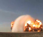 tonne desert 100 tonnes d'explosifs