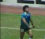 football joueur Maradona