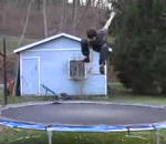 skateboard trick trampoline Trampoline Skateboarding