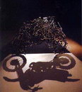 cross moto Ombre chinoise avec des déchets (3)